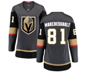 Women's Vegas Golden Knights #81 Jonathan Marchessault Authentic Black Home Fanatics Branded Breakaway NHL Jersey