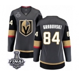 Women's Vegas Golden Knights #84 Mikhail Grabovski Authentic Black Home Fanatics Branded Breakaway 2018 Stanley Cup Final NHL Jersey