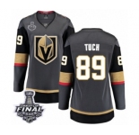 Women's Vegas Golden Knights #89 Alex Tuch Authentic Black Home Fanatics Branded Breakaway 2018 Stanley Cup Final NHL Jersey