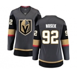 Women's Vegas Golden Knights #92 Tomas Nosek Authentic Black Home Fanatics Branded Breakaway NHL Jersey