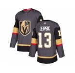 Youth Adidas Vegas Golden Knights #13 Brendan Leipsic Authentic Gray Home NHL Jersey