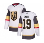 Youth Adidas Vegas Golden Knights #19 Reilly Smith Authentic White Away NHL Jersey