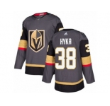 Youth Adidas Vegas Golden Knights #38 Tomas Hyka Authentic Gray Home NHL Jersey
