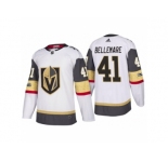 Youth Adidas Vegas Golden Knights #41 Pierre-Edouard Bellemare Authentic White Home NHL Jersey