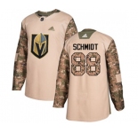 Youth Adidas Vegas Golden Knights #88 Nate Schmidt Authentic Camo Veterans Day Practice NHL Jersey