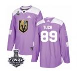 Youth Adidas Vegas Golden Knights #89 Alex Tuch Authentic Purple Fights Cancer Practice 2018 Stanley Cup Final NHL Jersey