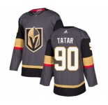 Youth Adidas Vegas Golden Knights #90 Tomas Tatar Authentic Gray Home NHL Jersey