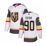 Youth Adidas Vegas Golden Knights #90 Tomas Tatar Authentic White Away NHL Jersey