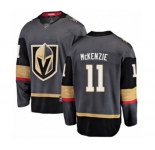 Youth Vegas Golden Knights #11 Curtis McKenzie Authentic Black Home Fanatics Branded Breakaway NHL Jersey