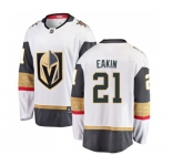 Youth Vegas Golden Knights #21 Cody Eakin Authentic White Away Fanatics Branded Breakaway NHL Jersey