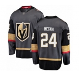 Youth Vegas Golden Knights #24 Jaycob Megna Authentic Black Home Fanatics Branded Breakaway Hockey Jersey