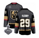 Youth Vegas Golden Knights #29 Marc-Andre Fleury Authentic Black Home Fanatics Branded Breakaway 2018 Stanley Cup Final NHL Jersey