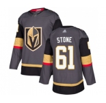 Youth Vegas Golden Knights #61 Mark Stone Authentic Gray Home Hockey Jersey