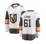 Youth Vegas Golden Knights #61 Mark Stone Authentic White Away Fanatics Branded Breakaway Hockey Jersey