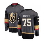 Youth Vegas Golden Knights #75 Ryan Reaves Authentic Black Home Fanatics Branded Breakaway NHL Jersey