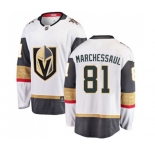 Youth Vegas Golden Knights #81 Jonathan Marchessault Authentic White Away Fanatics Branded Breakaway NHL Jersey