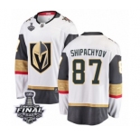 Youth Vegas Golden Knights #87 Vadim Shipachyov Authentic White Away Fanatics Branded Breakaway 2018 Stanley Cup Final NHL Jersey