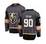 Youth Vegas Golden Knights #90 Tomas Tatar Authentic Black Home Fanatics Branded Breakaway NHL Jersey