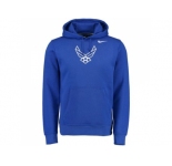 Air Force Falcons Nike Big Logo Fleece Hoodie Royal
