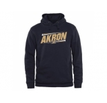 Akron Zips Double Bar Pullover Hoodie Navy