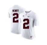 2016 Alabama Crimson Tide Derrick Henry #2 College Football Limited Jersey - White