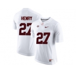 2016 Alabama Crimson Tide Derrick Henry #27 College Football Limited Jersey - White
