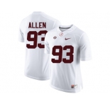 2016 Alabama Crimson Tide Jonathan Allen #93 College Football Limited Jersey -White