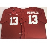 Alabama Crimson Tide #13 Tua Tagovailoa Red Nike College Football Jersey