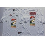 Alabama Crimson Tide #2 Derrick Henry White Player Fashion Stitched NCAA Jersey
