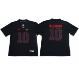 Crimson Tide #10 AJ McCarron Blackout Limited Stitched NCAA Jersey