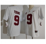 Men Alabama Crimson Tide #9 Bryce Young White College Football Jersey