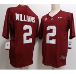 Men's Alabama Crimson Tide #2 Ryan Williams Red F.U.S.E Stitched Football Jersey