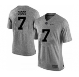 Men's Alabama Crimson Tide #7 Trevon Diggs Gray 2019 College Football Jersey