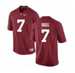 Men's Alabama Crimson Tide #7 Trevon Diggs Scarlet 2019 College Football Jersey