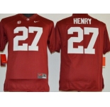 Alabama Crimson Tide #27 Derrick Henry 2014 Red Limited Kids Jersey