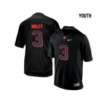 Youth Alabama Crimson Tide Calvin Ridley #3 College Football Limited Jersey - Blackout