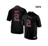 Youth Alabama Crimson Tide Jalen Hurts #2 College Football Limited Jerseys - Blackout