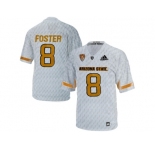 Men's Arizona State Sun Devils D.J. Foster #8 Desert Ice College Football Jersey - White
