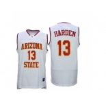 Men's Arizona State Sun Devils James Harden #13 College Basketball Jersey - White