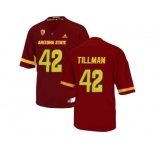 Men's Arizona State Sun Devils Pat Tillman #42 College Football Jersey - Maroon