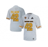 Men's Arizona State Sun Devils Pat Tillman #42 Desert Ice College Football Jersey - White