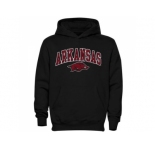 Arkansas Razorbacks Midsized Pullover Hoodie Black
