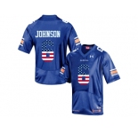 2016 US Flag Fashion Men's Under Armour Jeremy Johnson #6 Auburn Tigers College Football Jersey - Navy Blue