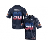 2016 US Flag Fashion Men's Under Armour Nick Fairley #90 Auburn Tigers College Football Jersey - Navy Blue