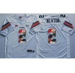 Auburn Tigers #2 Cam Newton White Player Fashion Stitched NCAA Jersey