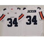 Men's Auburn Tigers #34 Bo Jackson White 2024 F.U.S.E. Limited Stitched Jersey
