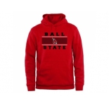 Ball State Cardinals Big & Tall Micro Mesh Sweatshirt Red