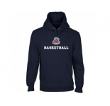 Belmont Bruins Custom Sport Logo Applique Pullover Hoodie Navy Blue
