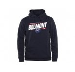 Belmont Bruins Double Bar Pullover Hoodie Navy