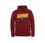 Bloomsburg Huskies Double Bar Pullover Hoodie Maroon